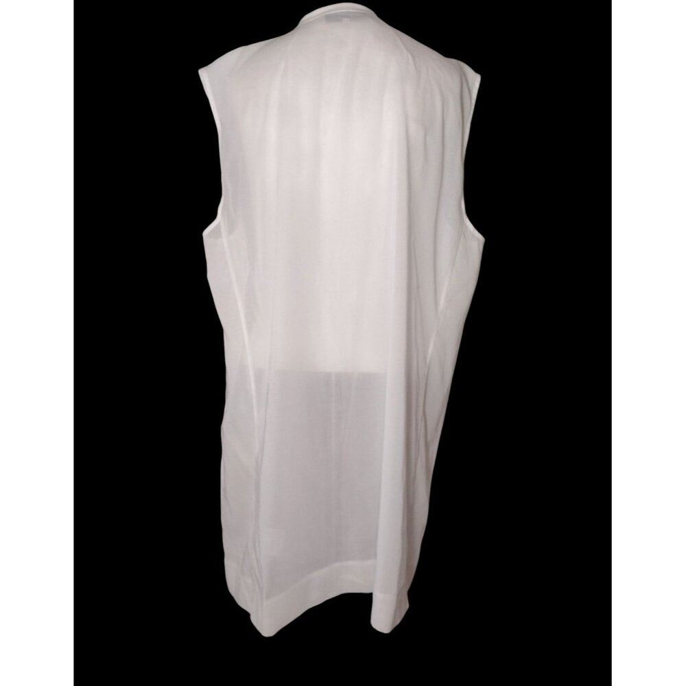 Lafayette 148 Open Front Blazer Vest Size XL Sleeveless Long Lightweight Pocket - Picture 4 of 7